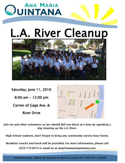 LA River Clean Up 06.11