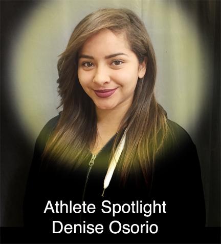 Denise Osorio may be the fastest girl on the Girls Swim Team, but her friends know her as a great person who overcomes struggles.